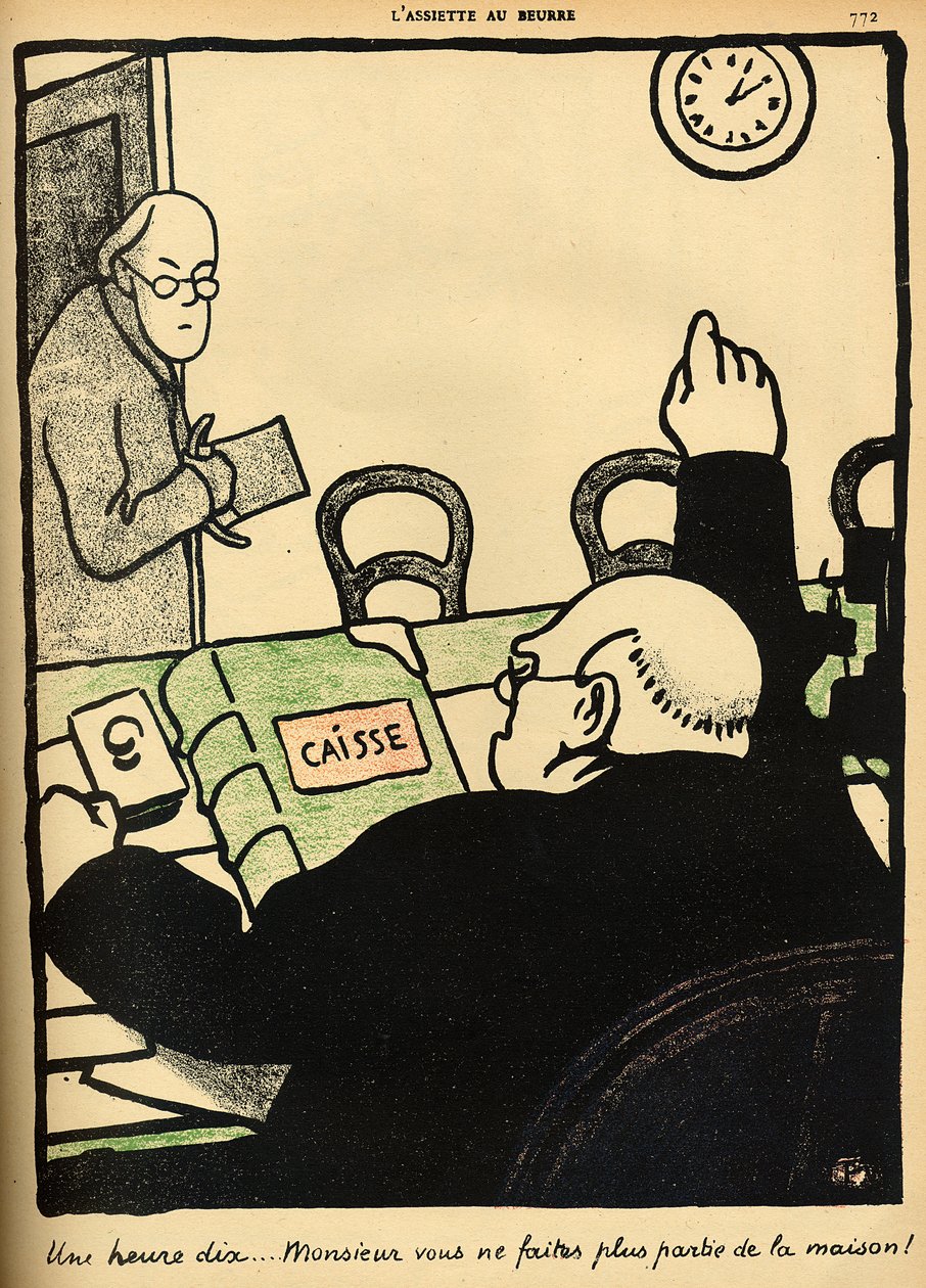 En arbejdsgiver fyrer en af hans ansatte fra 