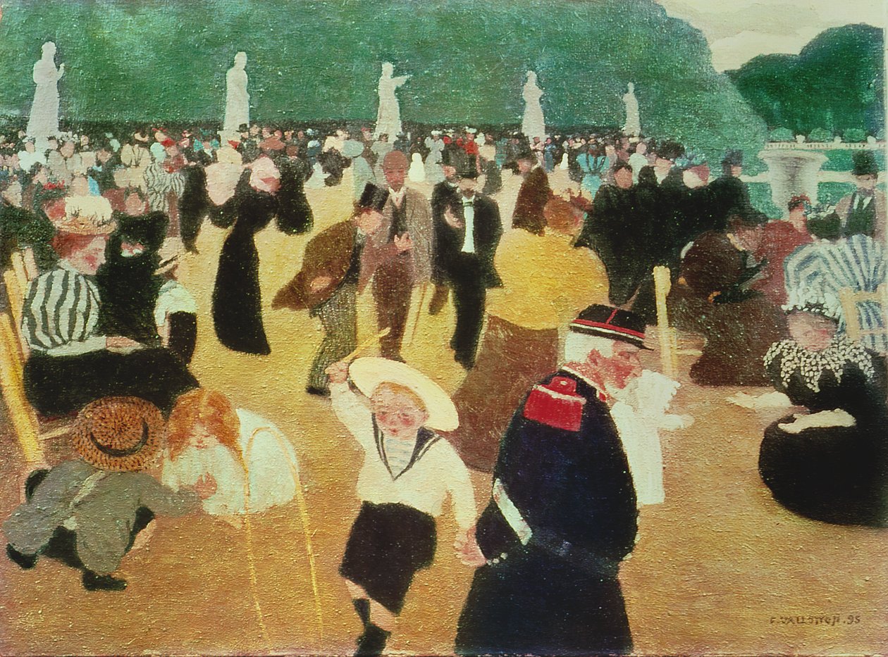 Luxembourg-haven, 1895 af Felix Edouard Vallotton