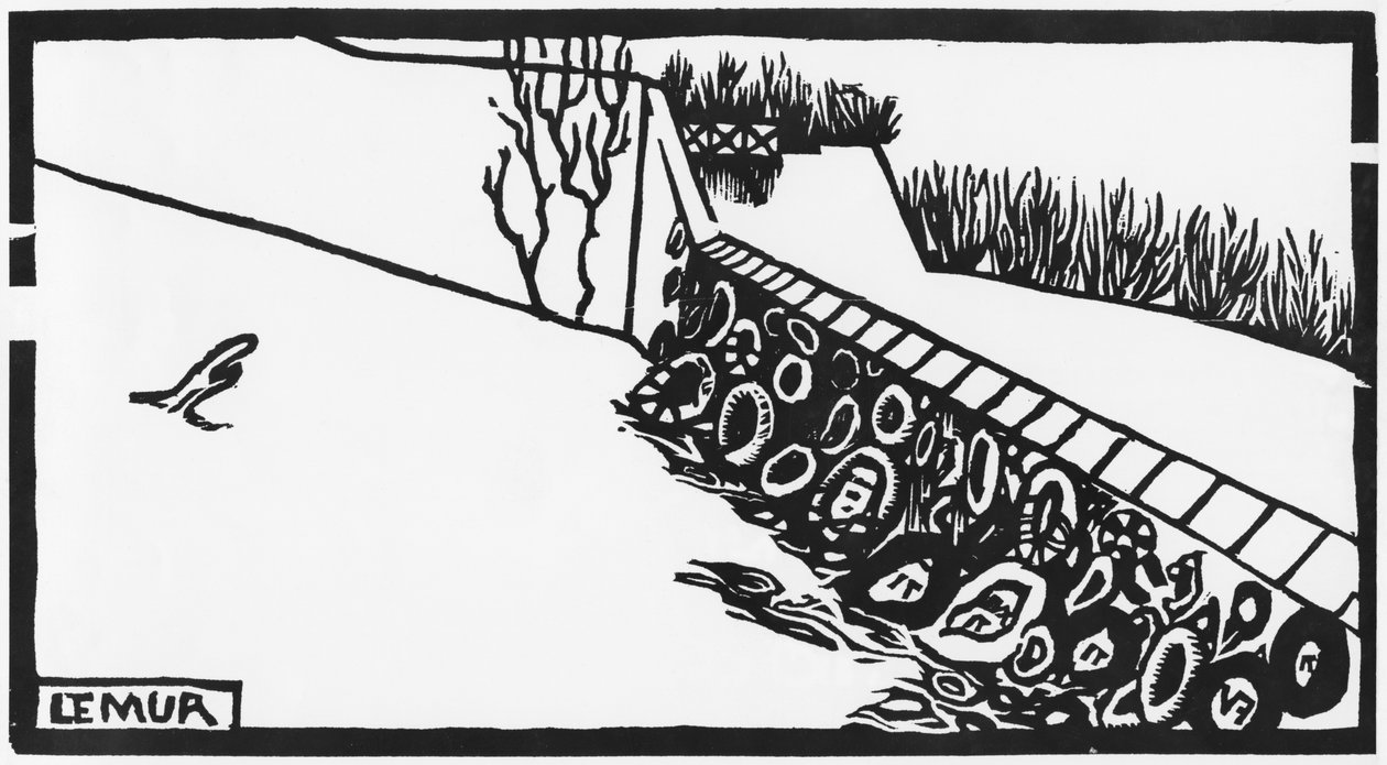 Væggen af Felix Edouard Vallotton