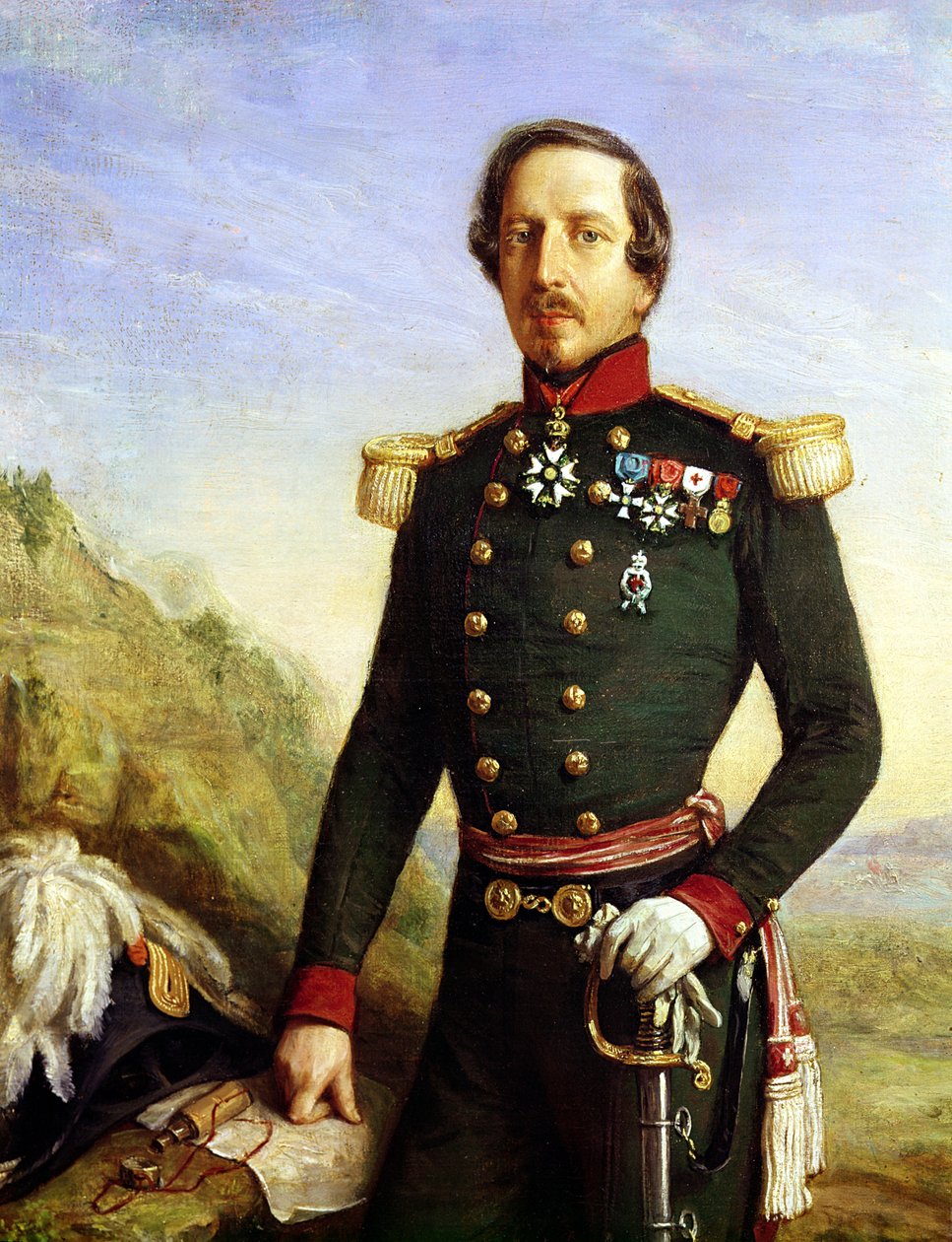 Portræt af Napoleon III (1808-73) 1852 (detaljer) af Felix Francois Barthelemy Genaille