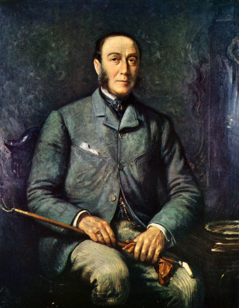 James Roosevelt - portræt af Felix Stone after Moscheles