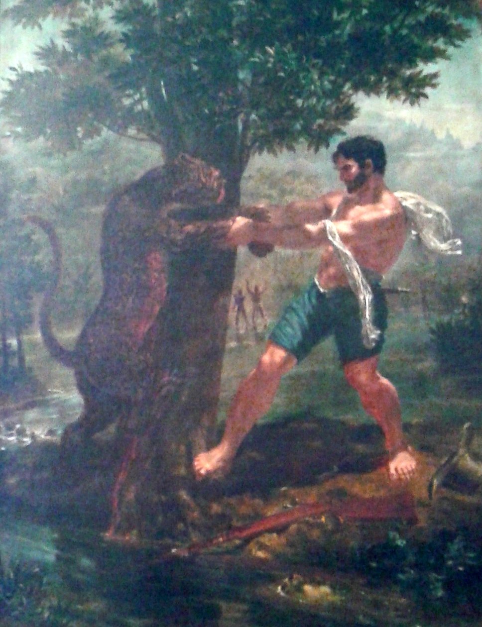 Jægeren og jaguaren af Felix Taunay, Baron of Taunay