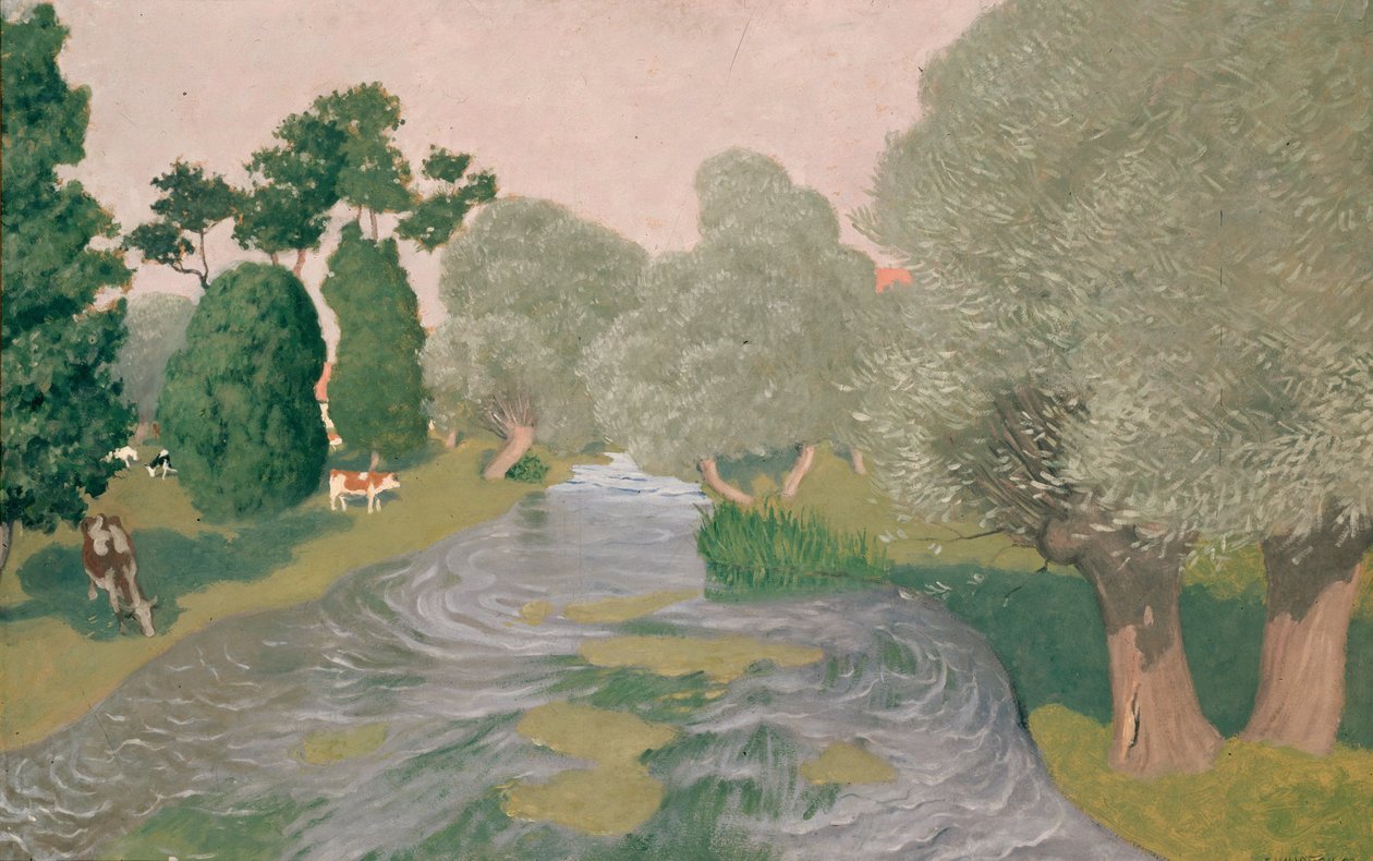 Landskab. Arques-la-Bataille af Felix Edouard Vallotton