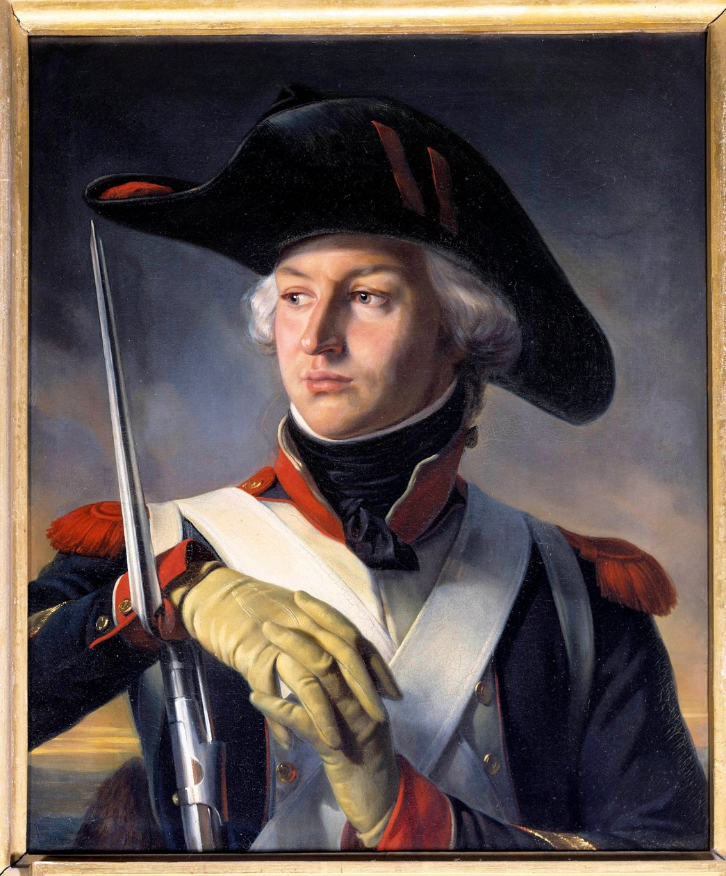 Portræt af Jean Andoche Junot (Jean-Andoche) (1771-1813) i Sergent Grenadier, Hertug af Abrantes, maleri af Henri Felix Philippoteaux (1815-1884) 1792 Dim. 0,72 x 0,55 m af Felix (after) Philippoteaux