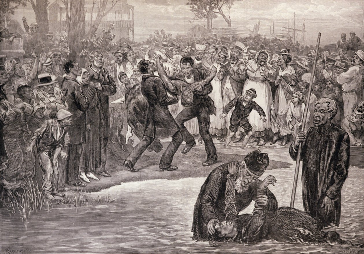 Negro Baptism in the United States, fra 