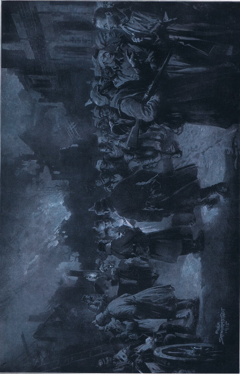 En pause i kampene, fra Hindenburg udgivet af Daterlandijrcher Derlag & H Weller Berlin af Felix (after) Schwormstadt
