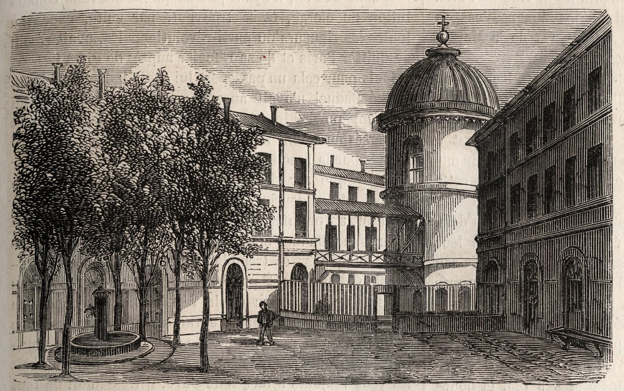 Paris - Petite Roquette fængsel (fængsel for kvinder og unge) - af Felix (after) Thorigny