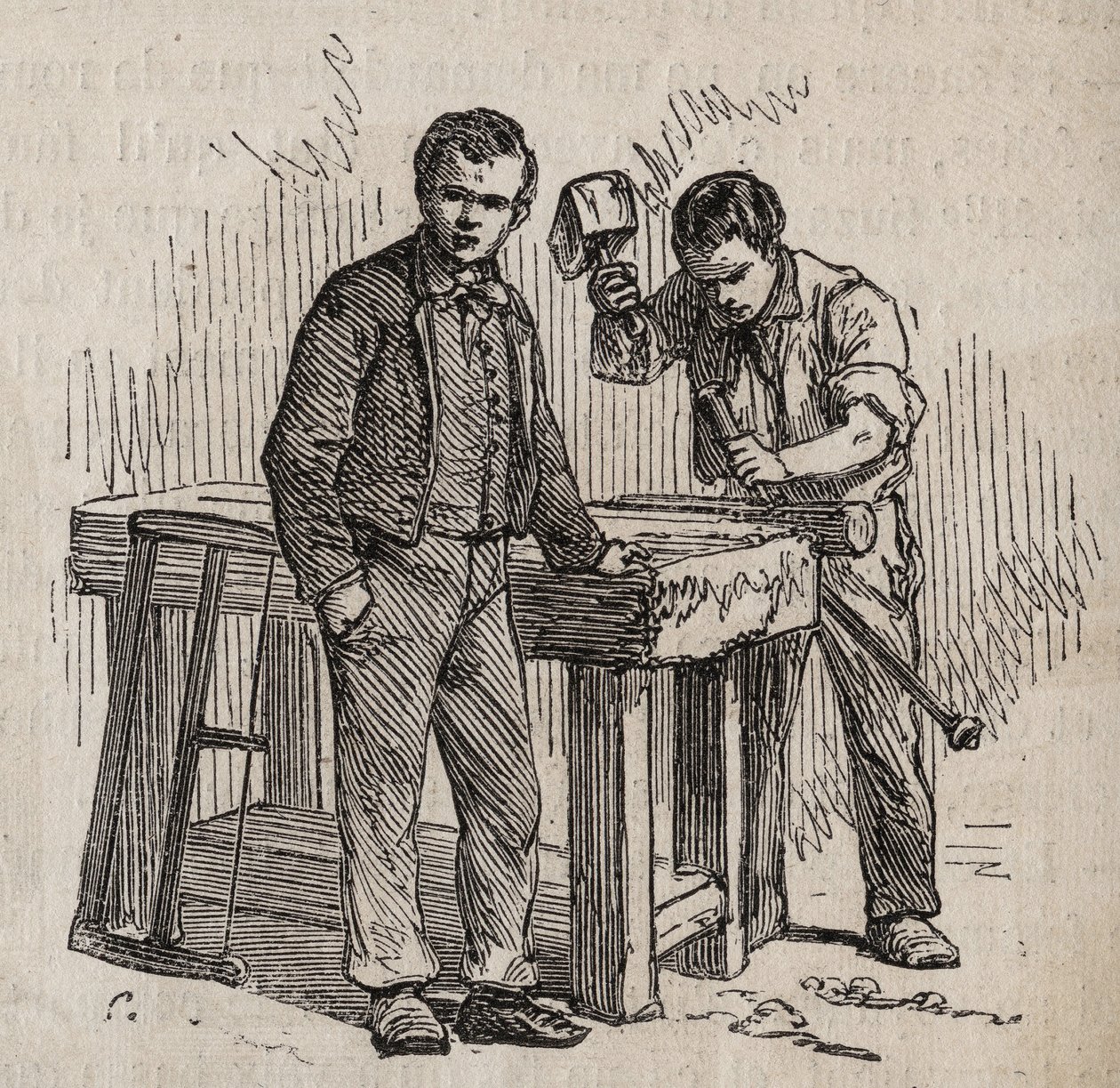 Paris - Petite Roquette fængsel (fængsel for kvinder og unge) - af Felix (after) Thorigny