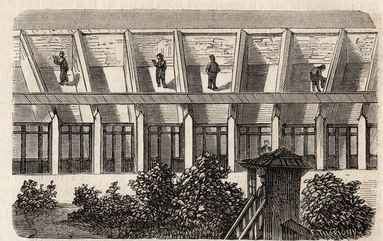 Paris - Petite Roquette fængsel (fængsel for kvinder og unge) - af Felix (after) Thorigny