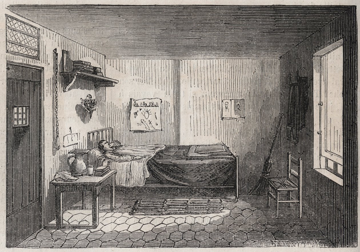 Paris - Petite Roquette fængsel (fængsel for kvinder og unge) - af Felix (after) Thorigny
