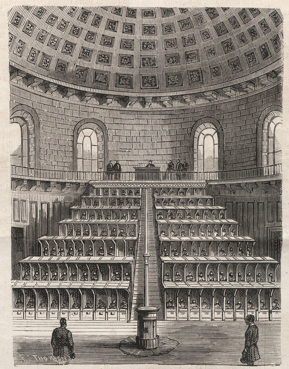 Paris - Petite Roquette fængsel (fængsel for kvinder og unge) - af Felix (after) Thorigny