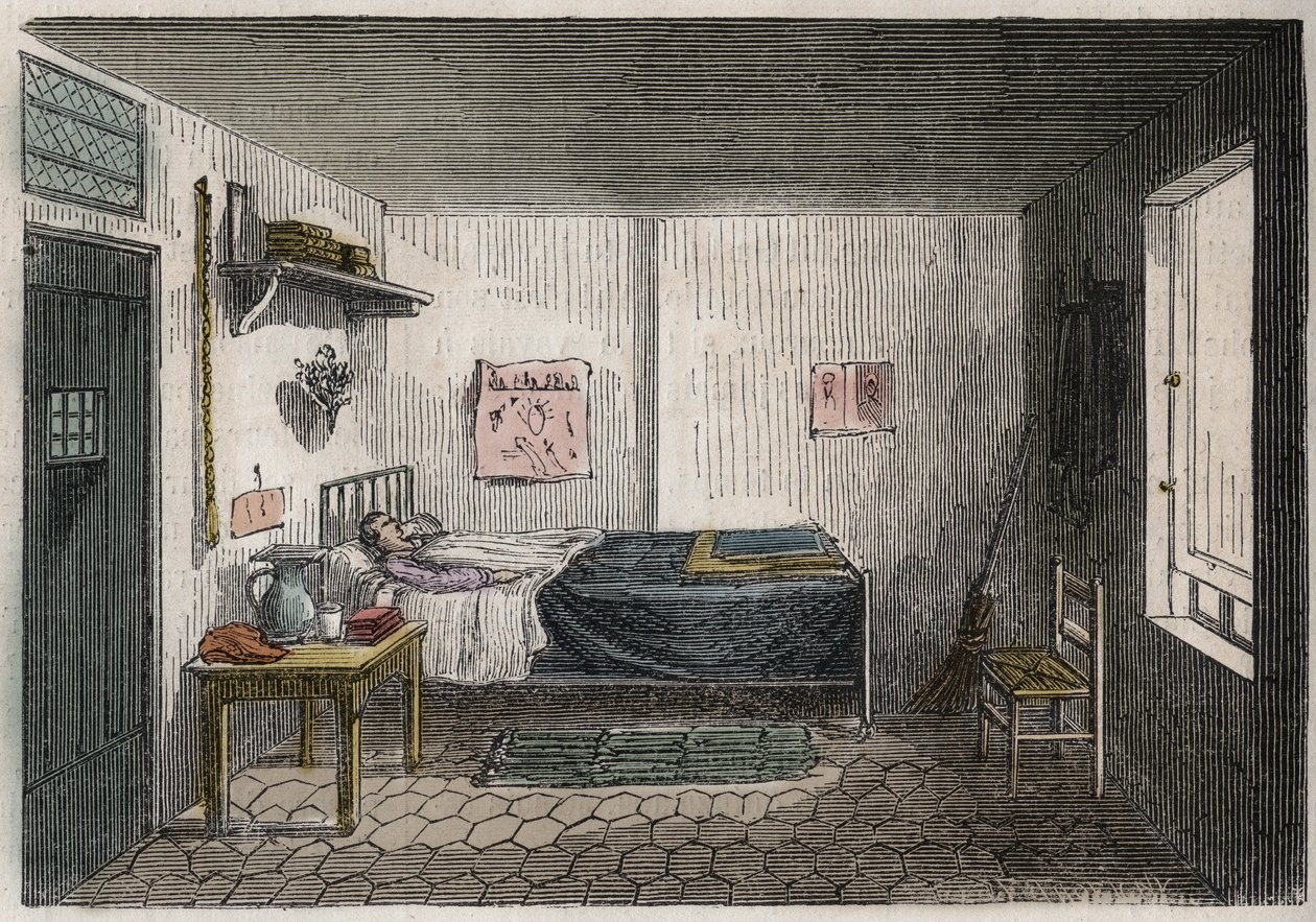 Paris - Petite Roquette fængsel (fængsel for kvinder og unge) - af Felix (after) Thorigny