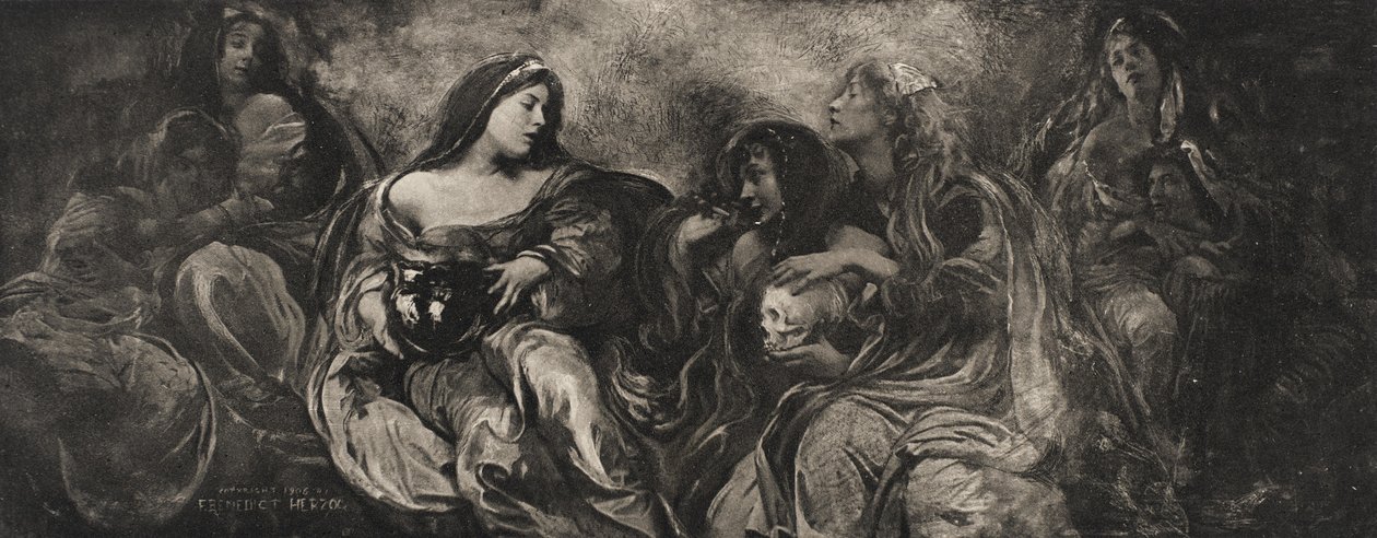 Twixt the Cup and the Lip, 1907 (fotogravure) af Felix Benedict Herzog