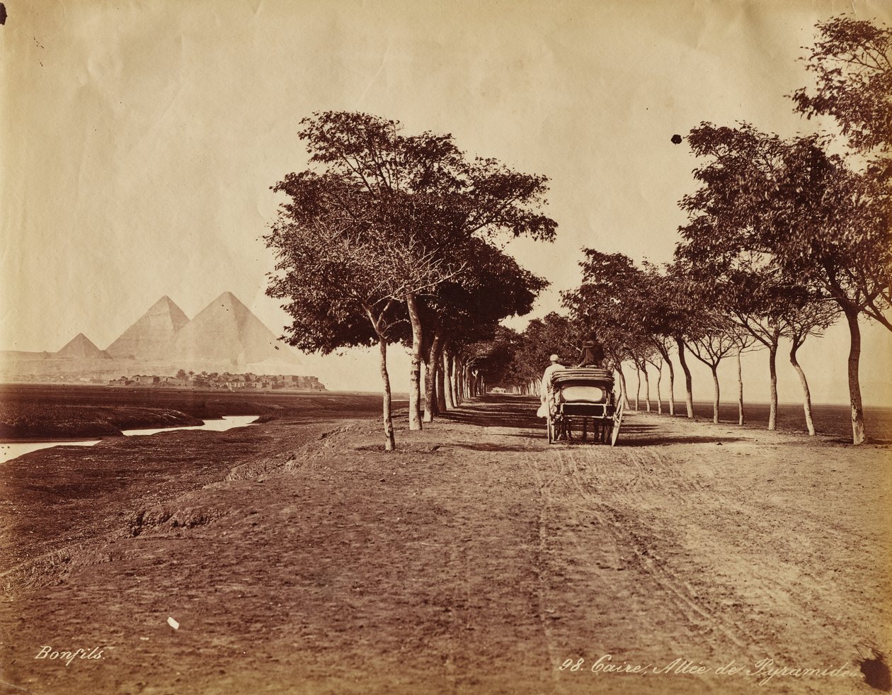 Cairo. Pyramidernes gyde af Félix Bonfils