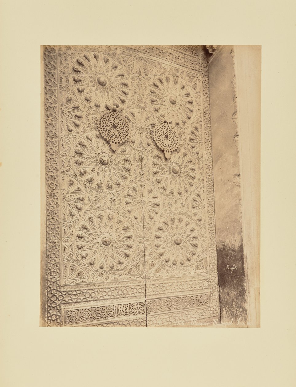Moayed-moskéen - Porten af Félix Bonfils