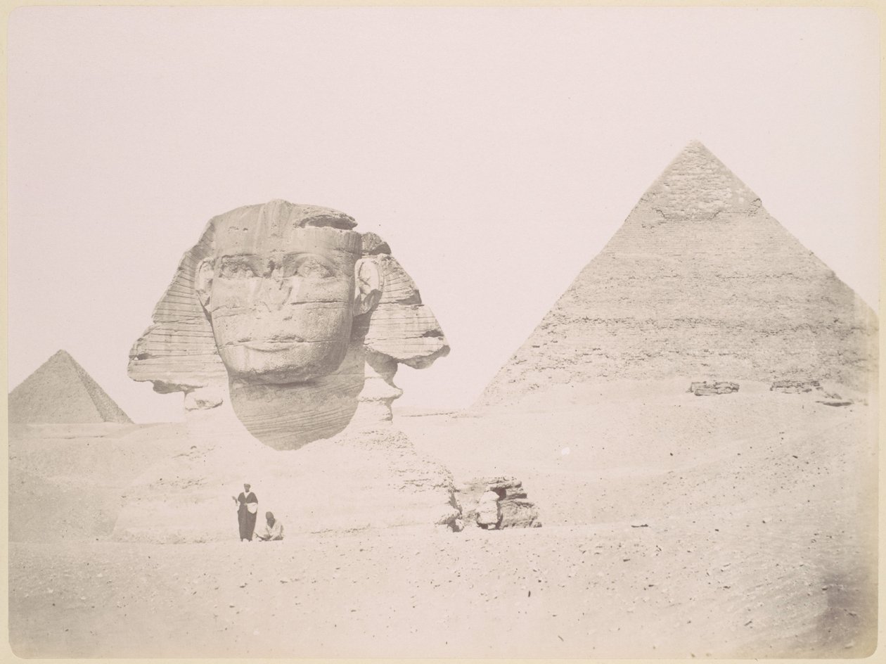 Pyramiderne og Sfinksen af Félix Bonfils