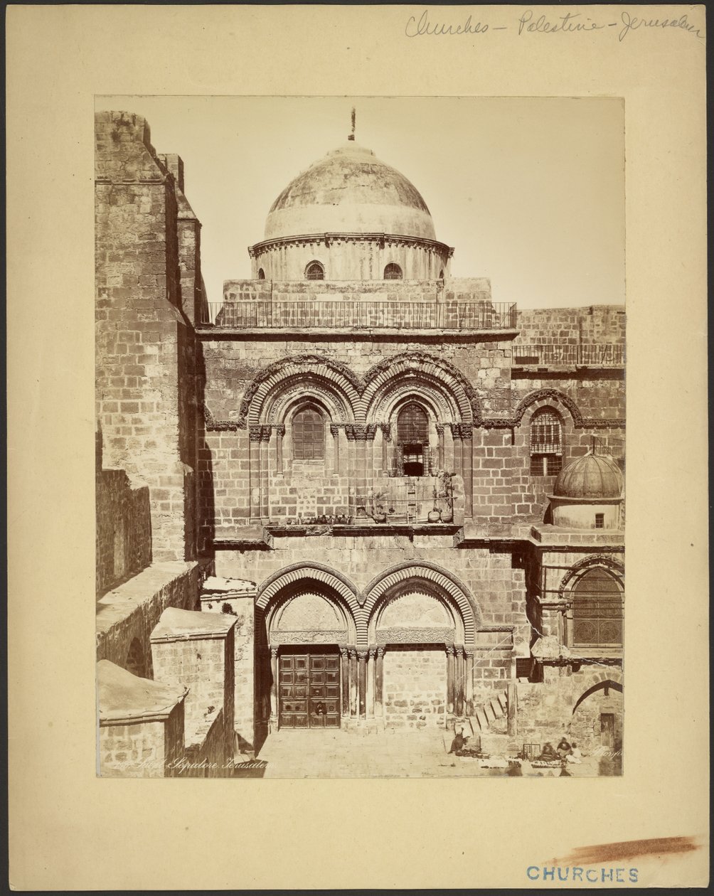 Den Hellige Grav, Jerusalem af Félix Bonfils