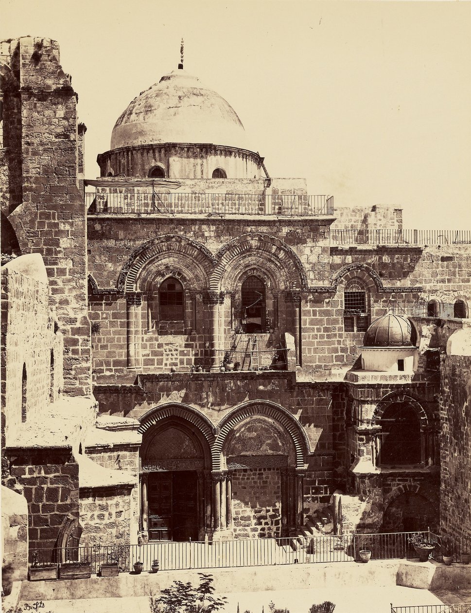 Den Hellige Grav - Jerusalem af Félix Bonfils
