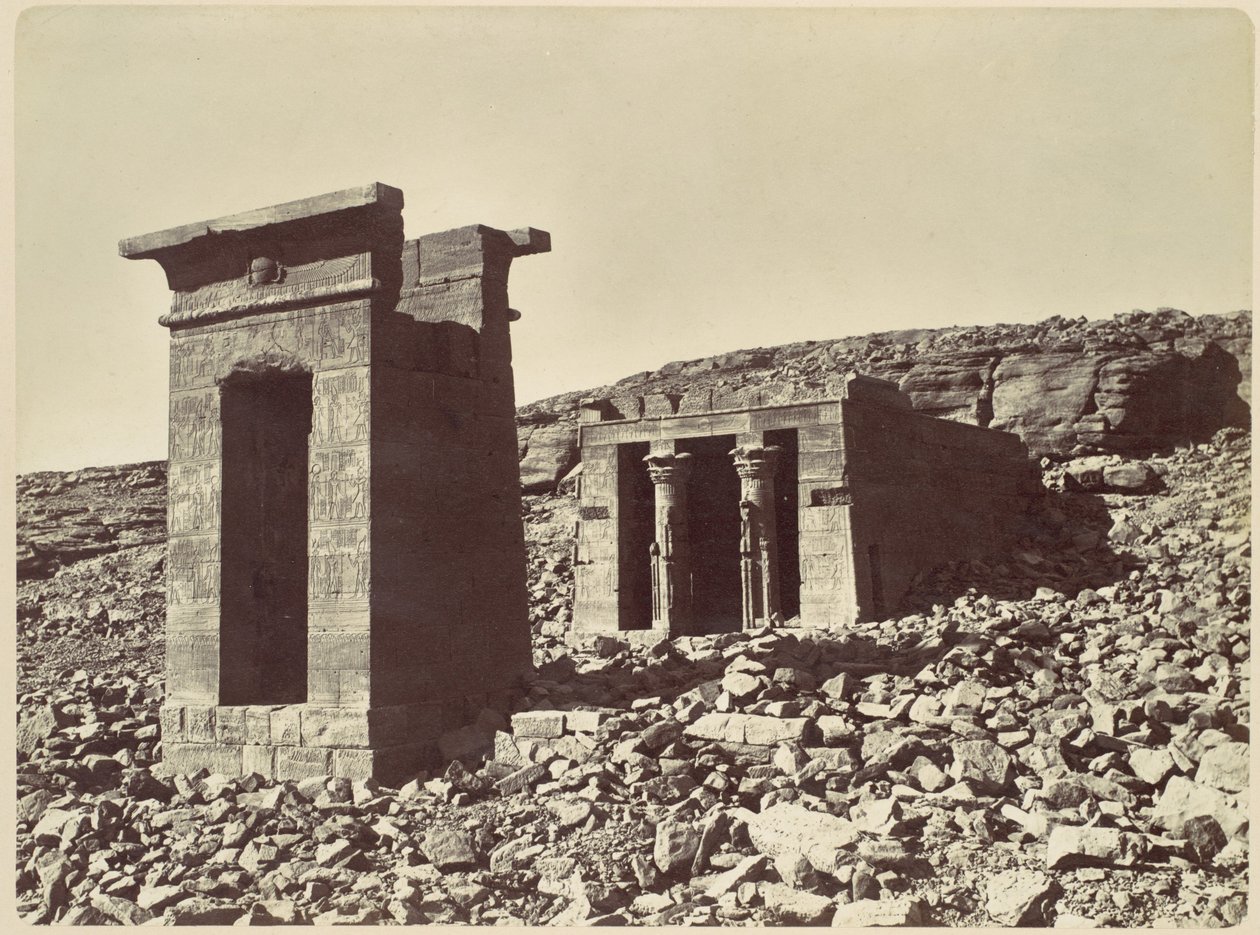 Templet i Andour af Félix Bonfils