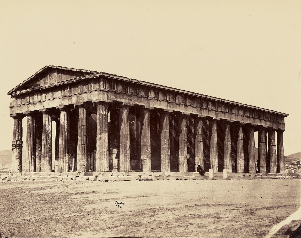 Theseus-templet – Athen. [Hephaistion] af Félix Bonfils