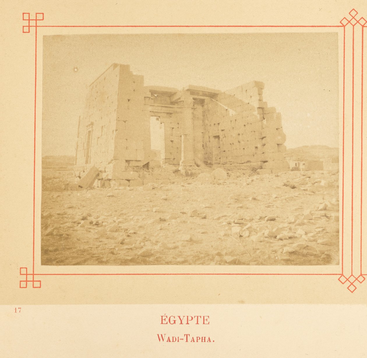 Wadi-Tapha. af Félix Bonfils
