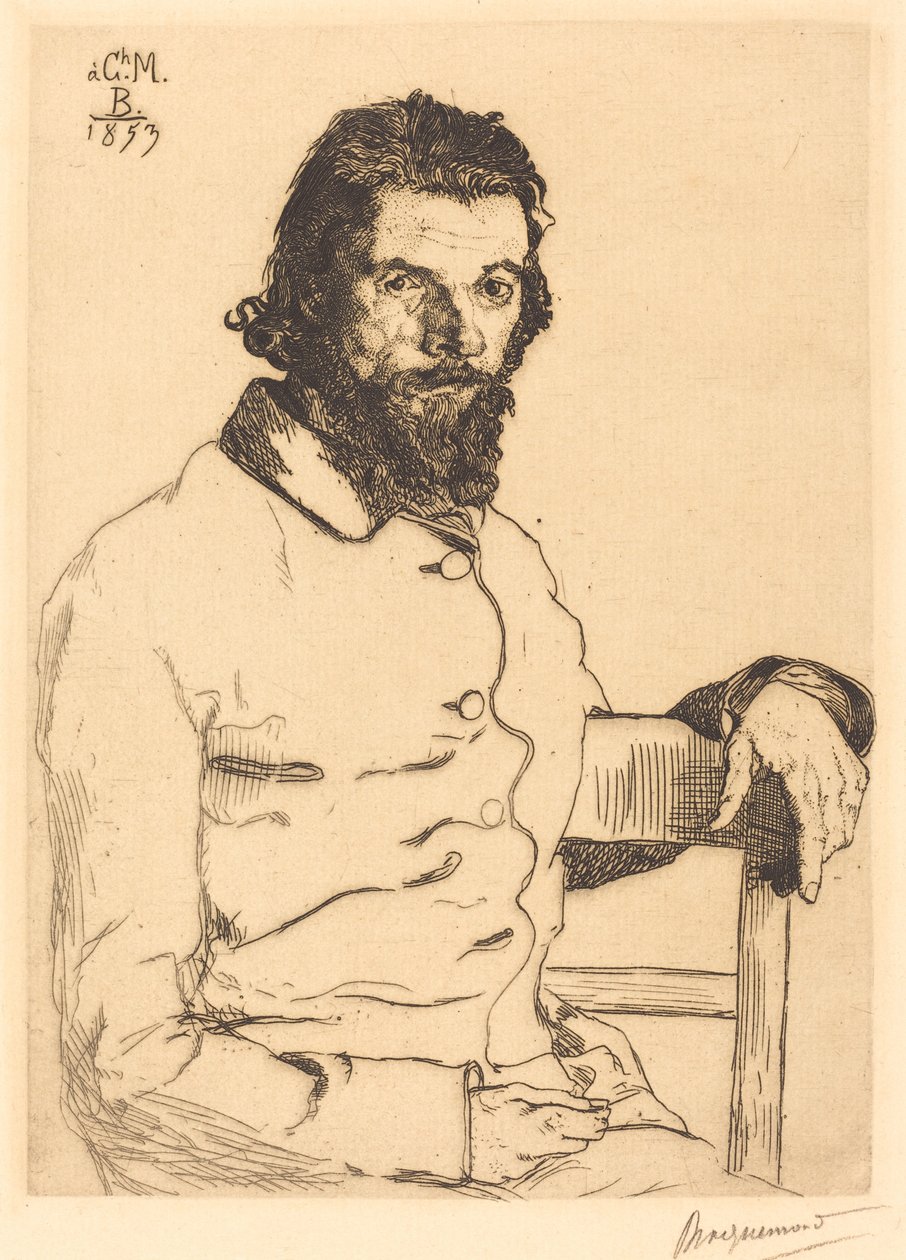 Charles Meryon af Felix Bracquemond