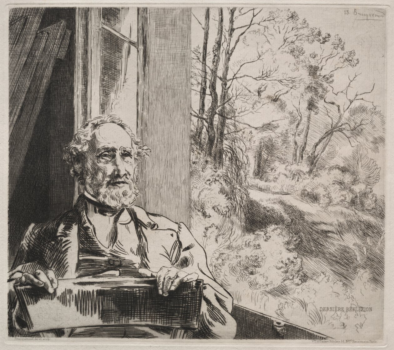 Meyer-Heine af Felix Bracquemond