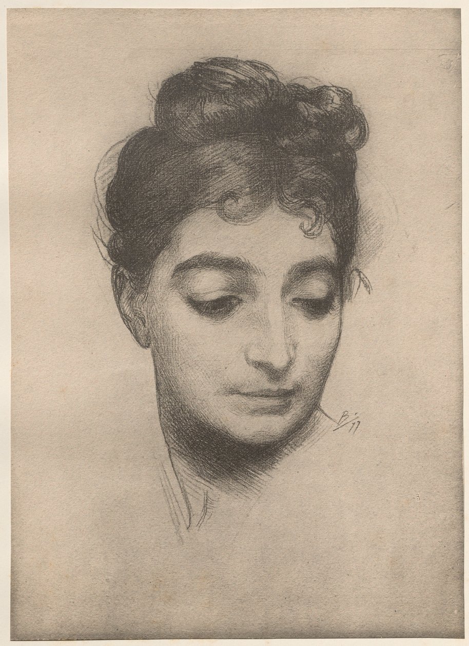 Portræt, 1899. af Felix Bracquemond