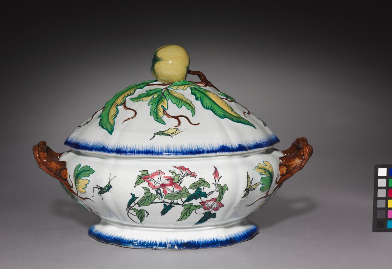 Terrin, lavet af Creil Factory, ca. 1870 af Felix Bracquemond