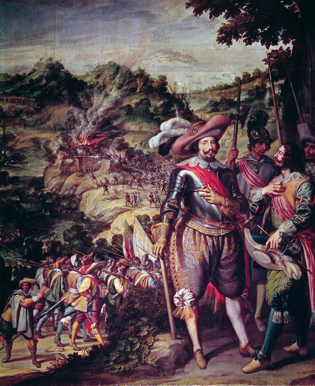 Generobring af øen San Cristobal i 1634 af Felix Castello