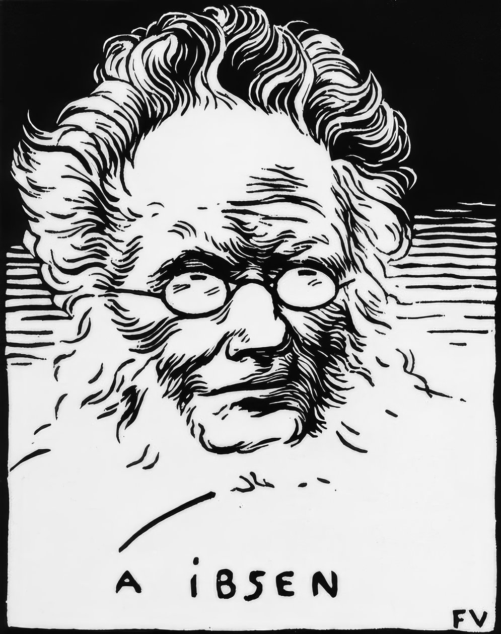 A Ibsen (For Ibsen) af Felix Edouard Vallotton