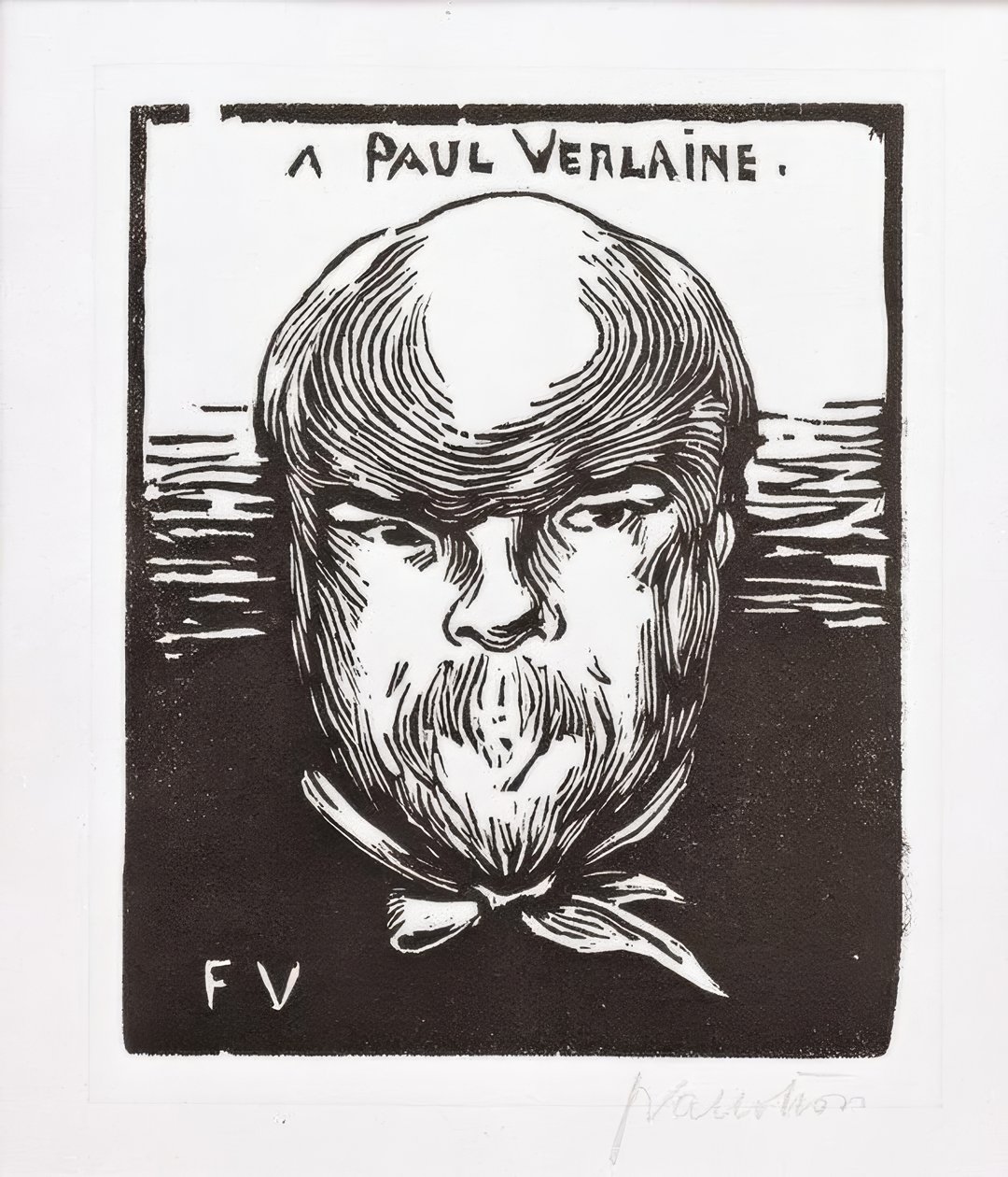 En Paul Verlaine af Felix Edouard Vallotton