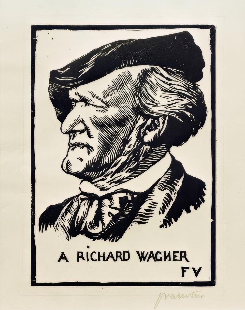 En Richard Wagner af Felix Edouard Vallotton