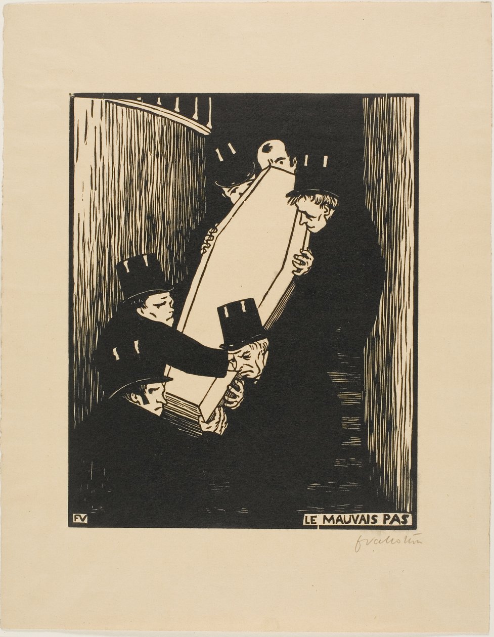 Et stramt hjørne af Felix Edouard Vallotton