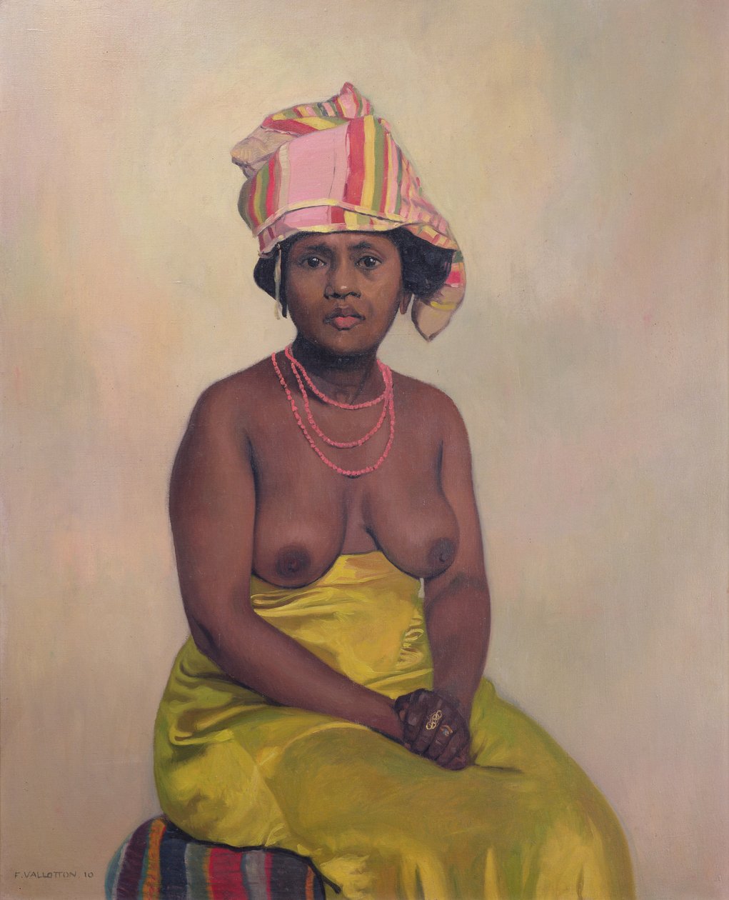Afrikansk kvinde, 1910 af Felix Edouard Vallotton