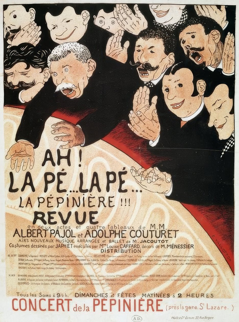Ah! den Pe... den Pe... den Pe... den Pépiniére af Felix Edouard Vallotton