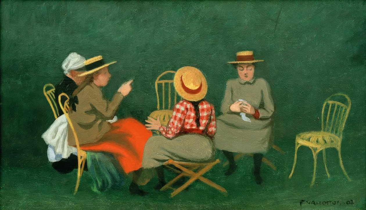I Bois de Boulogne af Felix Edouard Vallotton
