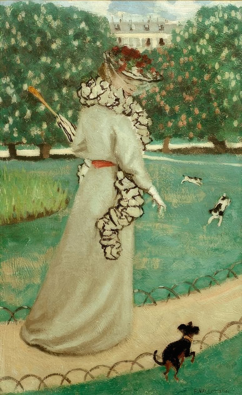 I Luxembourg-haven af Felix Edouard Vallotton