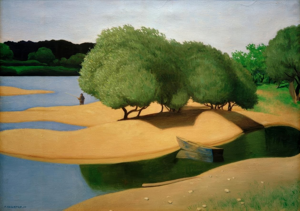Sand på bredden af ​​Loire af Felix Edouard Vallotton