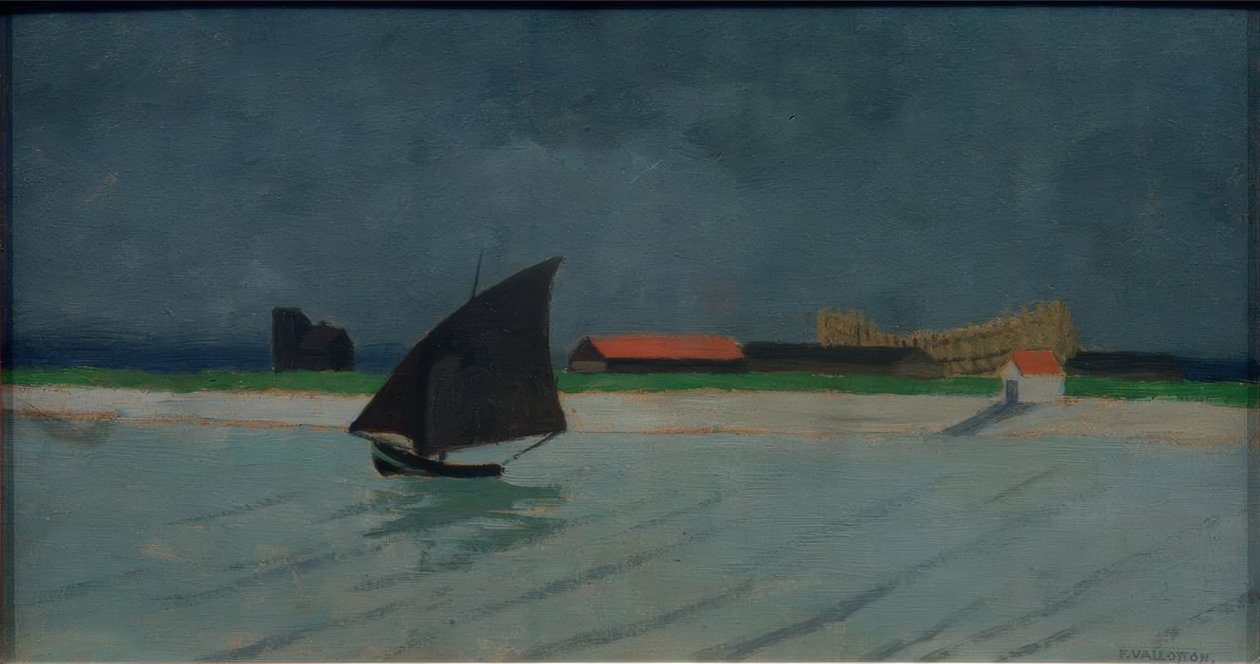 The Seine flodmunding (seascape) af Felix Edouard Vallotton