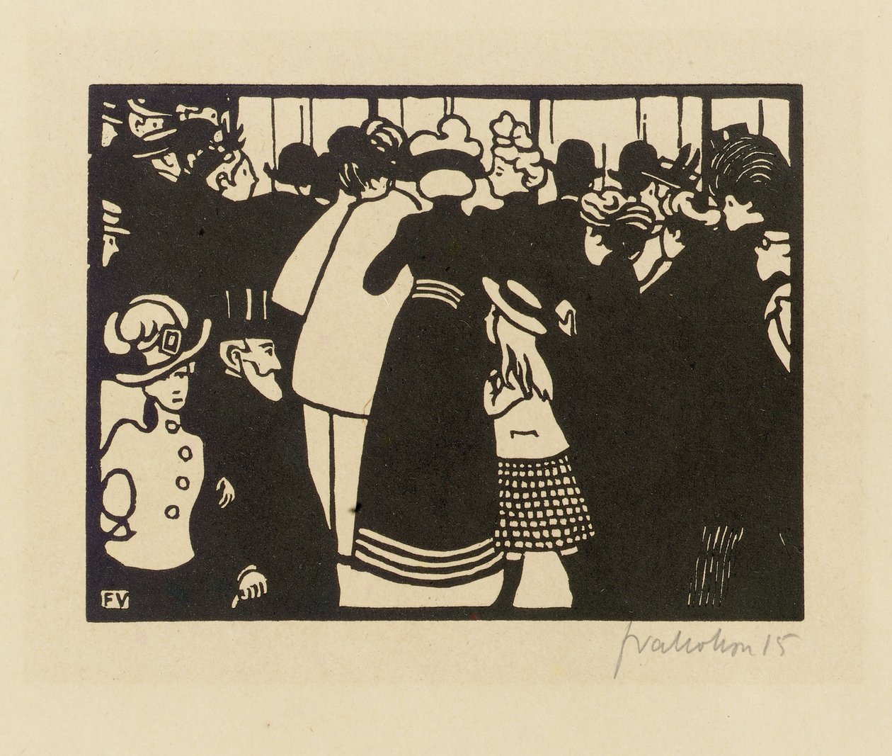 Verdensudstilling 1900, 1901 af Felix Edouard Vallotton