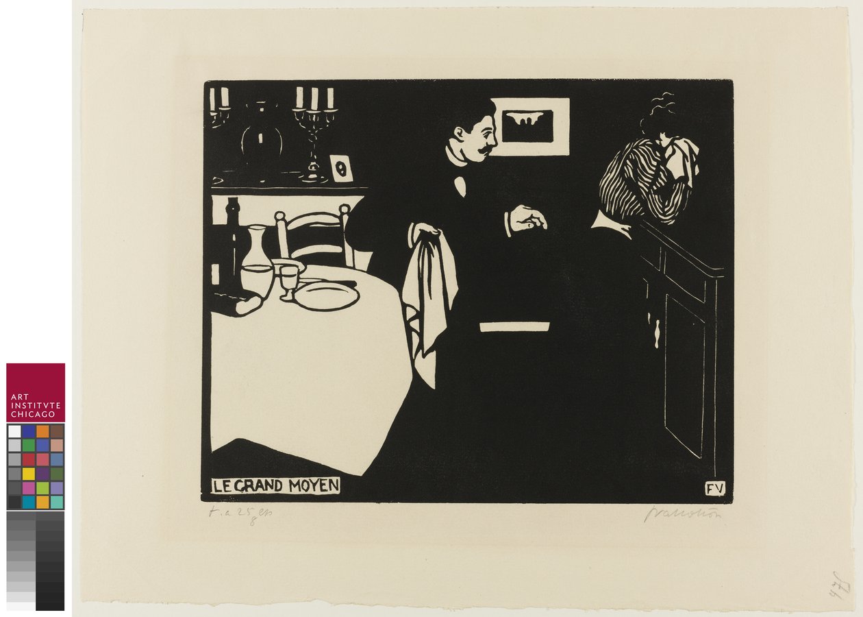 Extreme Measure, plade seks fra Intimacies, 1898 af Felix Edouard Vallotton