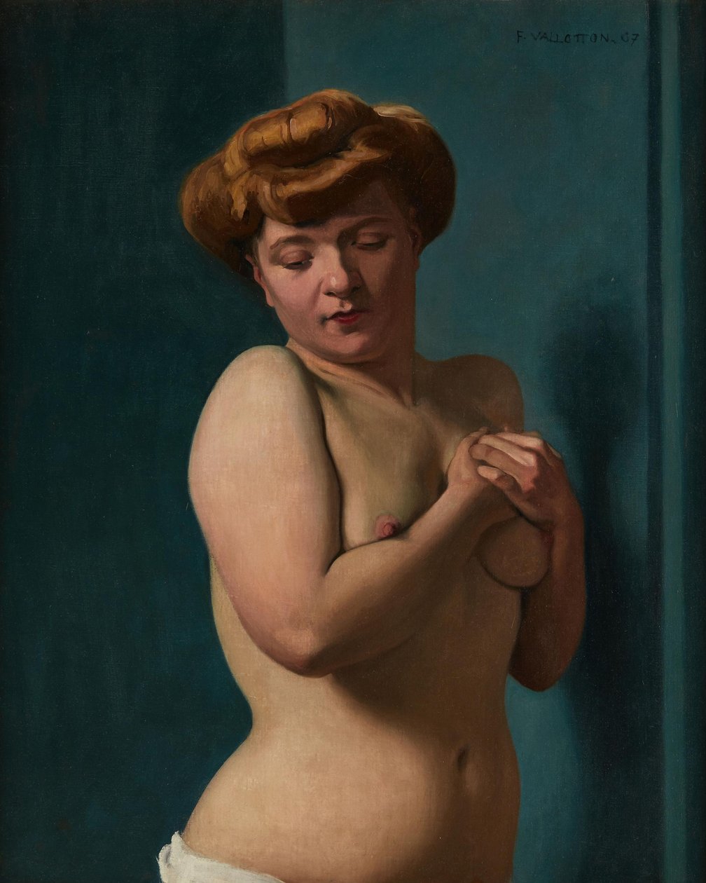 Nøgen kvinde, 1907. af Felix Edouard Vallotton
