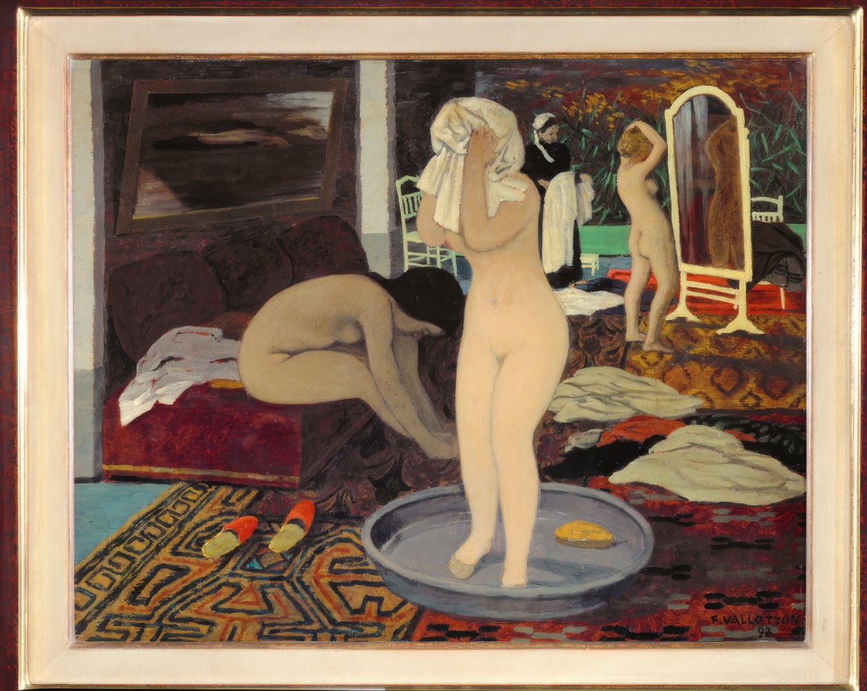 Kvinder på deres toilet af Felix Edouard Vallotton