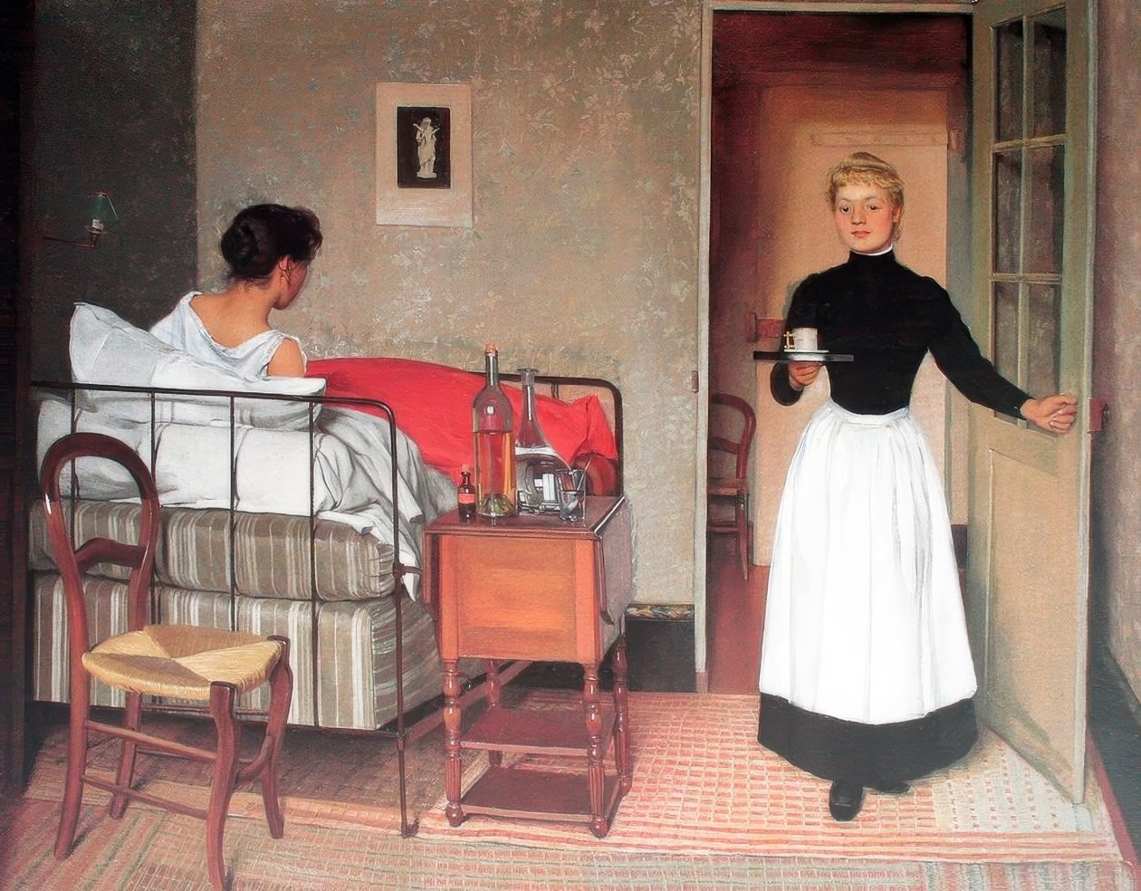 Félix Edouard Vallotton (1865 – 1925) schweizisk maler, 1892 patienten af Felix Edouard Vallotton
