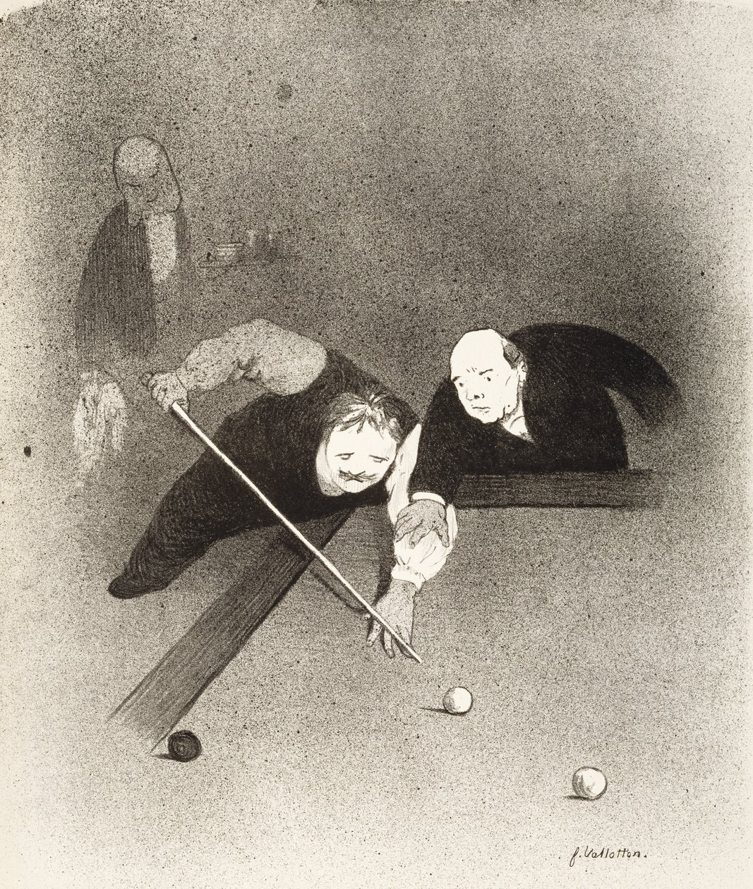 For LEscarmouche: The Bores, 1898 af Felix Edouard Vallotton