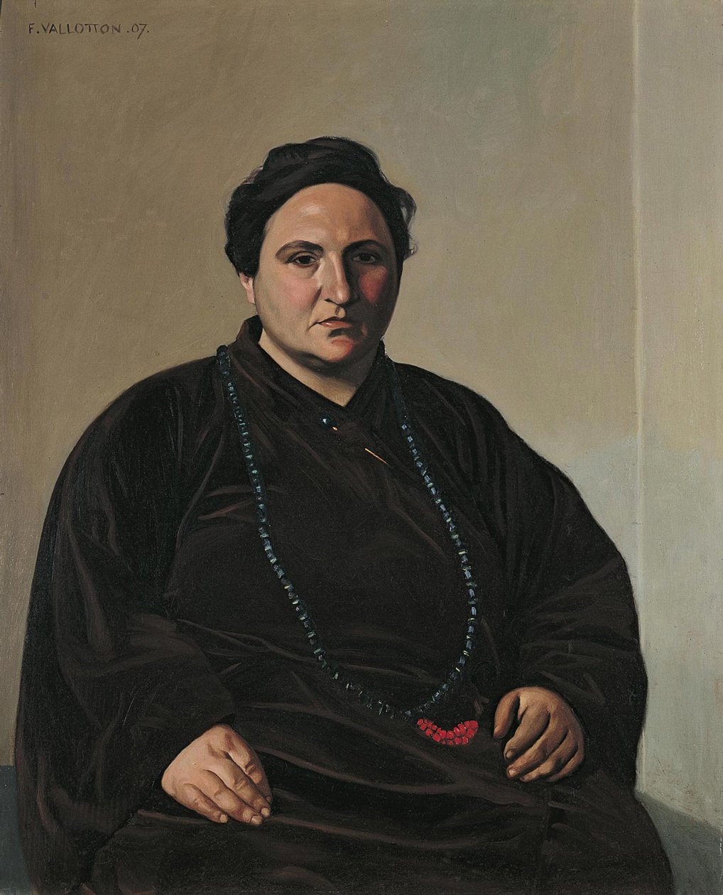 Gertrude Stein, 1907 af Felix Edouard Vallotton