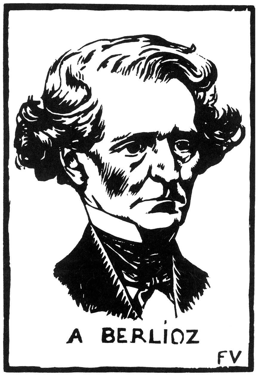 Hector Berlioz 1803-1869, 1891. af Felix Edouard Vallotton