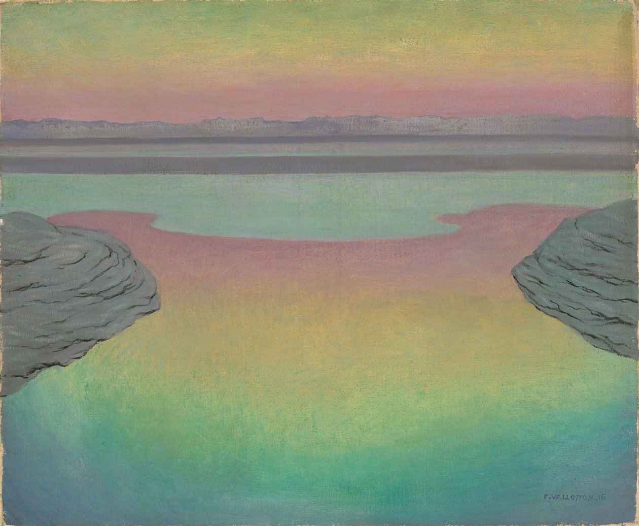 Højvande i aftenlys, 1915 af Felix Edouard Vallotton