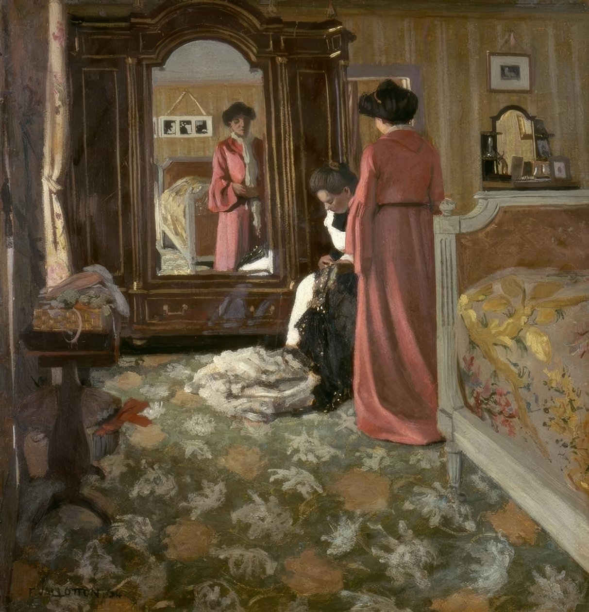 Interiør af Felix Edouard Vallotton
